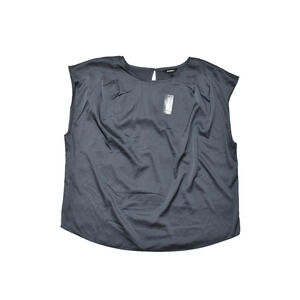 Express Women's Gray Sleeveless Blouse Top Regular Size XL Polyester NWT